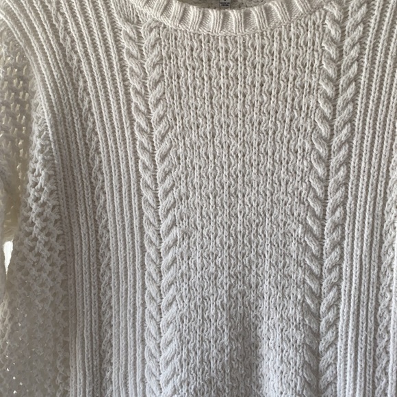 Madewell White Plaza Pullover Sweater - Picture 3 of 6